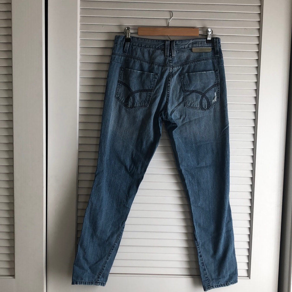 Calvin Klein Slouchy Slim Jeans Size 28/6 - Picture 5 of 6